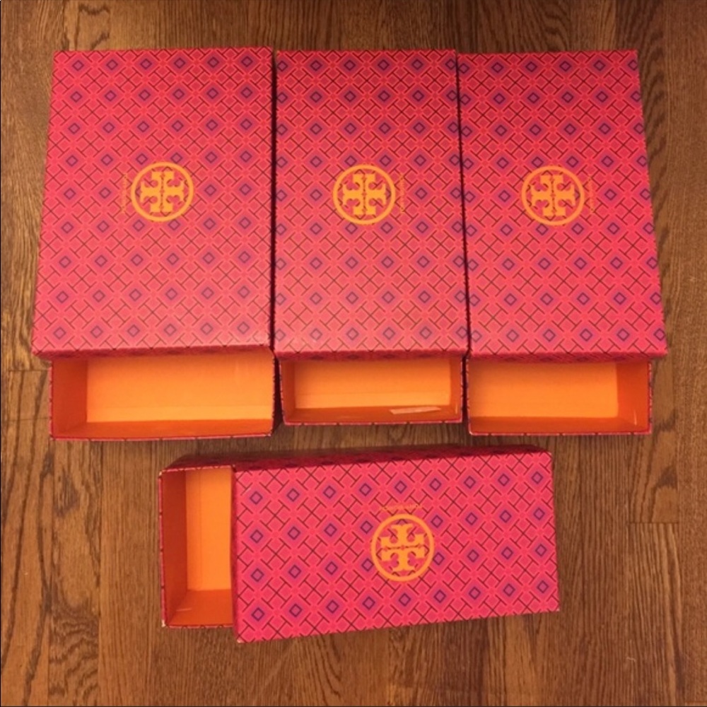 Tory Burch shoe boxes